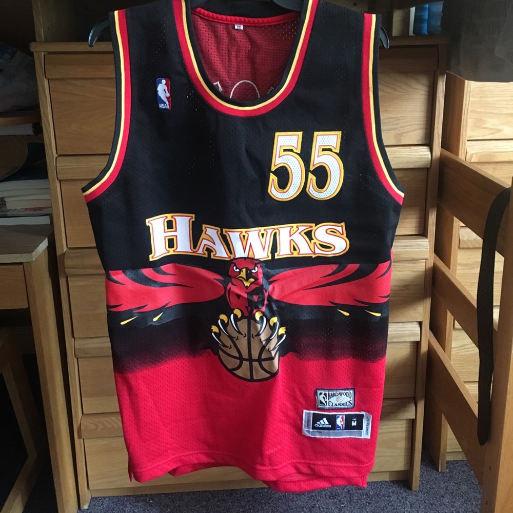 Hawks Dikembe Mutombo Hardwood Classic Jersey